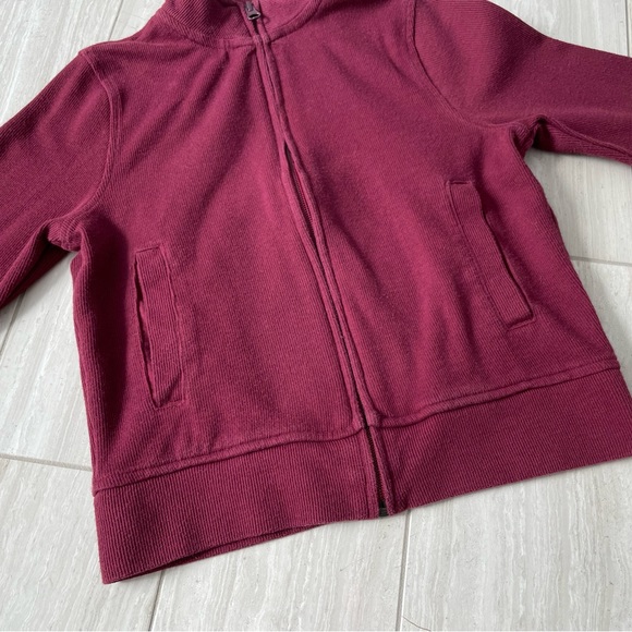 Old Navy zipper sweater set in red and blue, size 6-7y - Picture 9 of 9